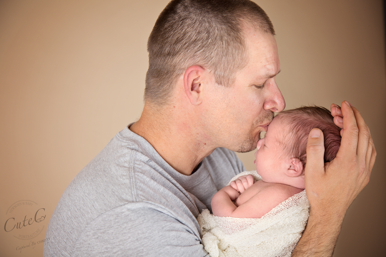 dad with baby